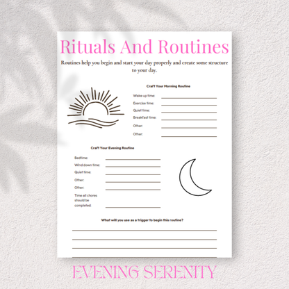 THE CALM MIND RESET: A Complete Anxiety & Stress Relief Journal