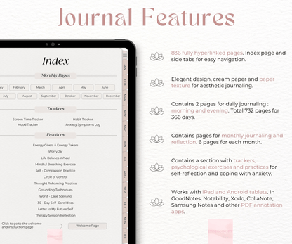The 366-Day Mental Reset Journal For High-Achieving Women Who Cannot Switch Off After 8pm - Evening Serenity