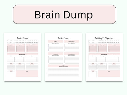 The Overwhelmed Woman’s 5-Minute Brain Dump Reset - Evening Serenity